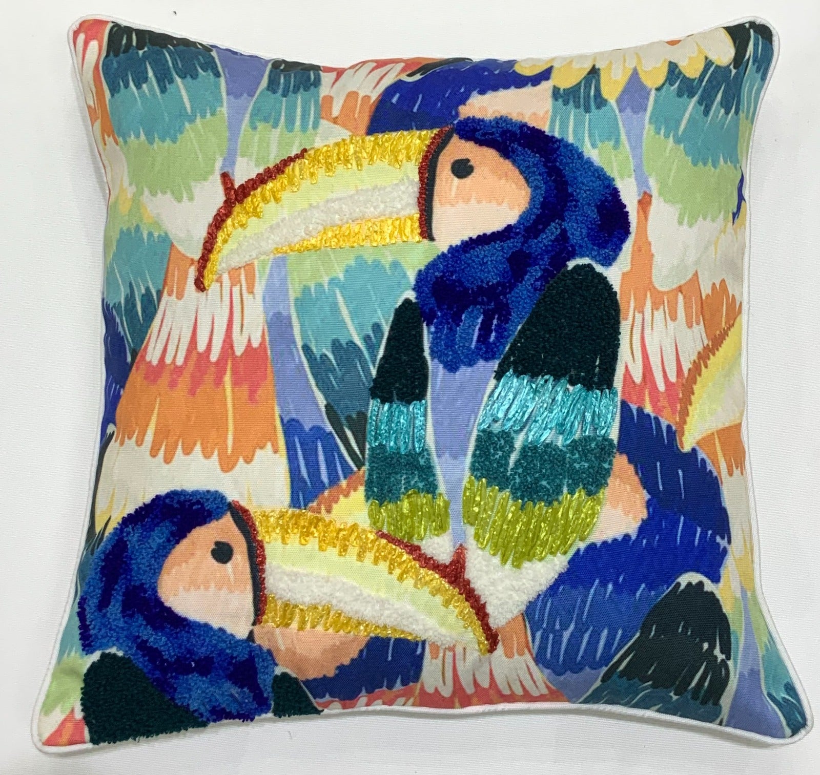 Double Toucan Pillow