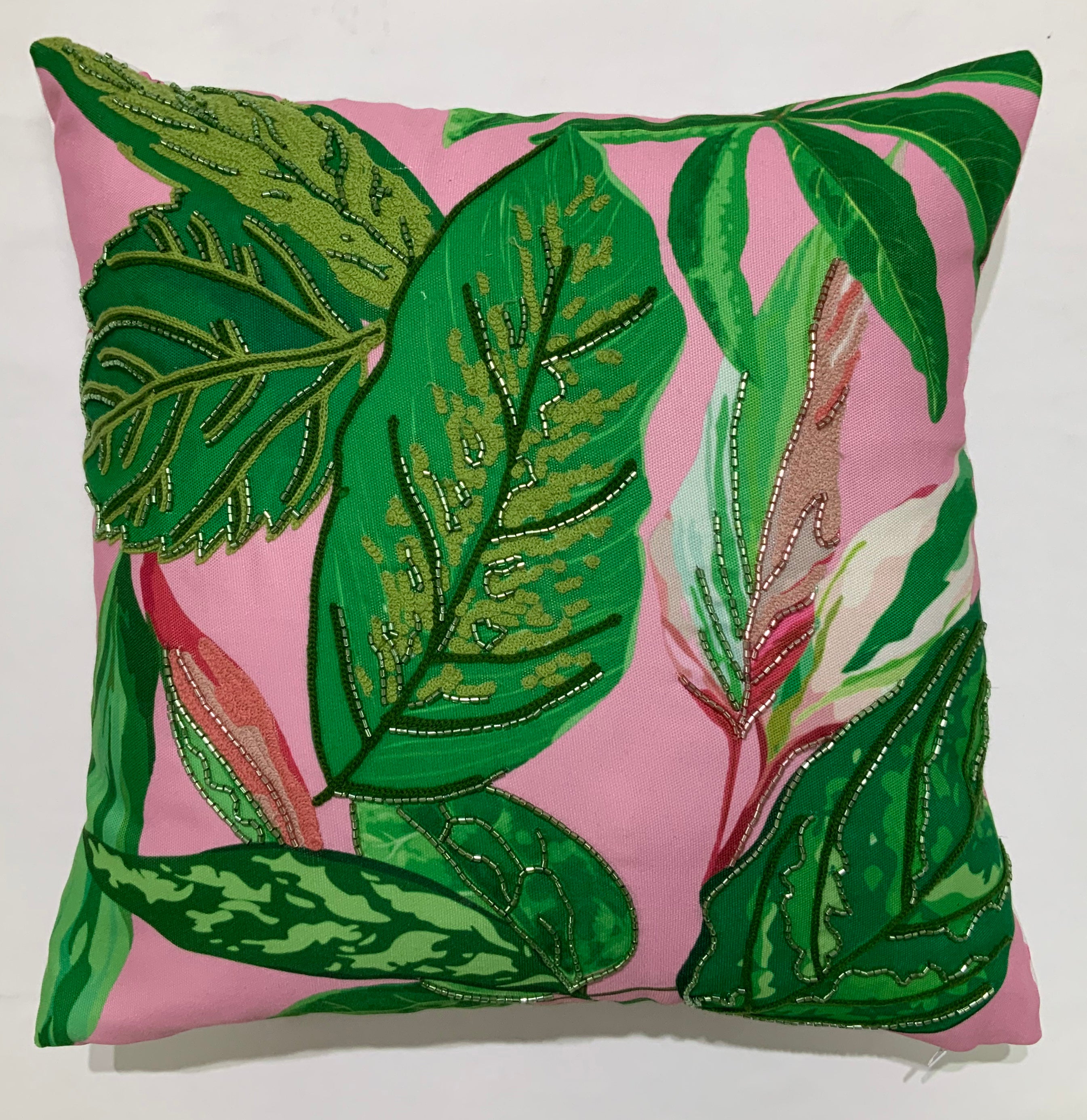 Jewel Beetle Pillow (Tasseled)