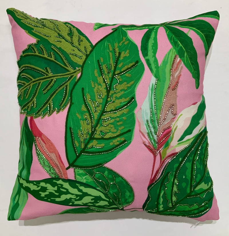 Jewel Beetle Pillow (Tasseled)
