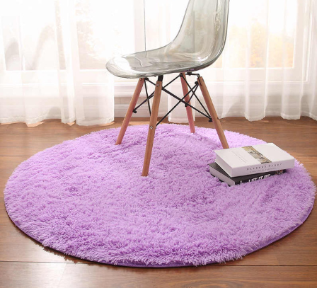 Fluffy Round Rug Carpets For Living Room