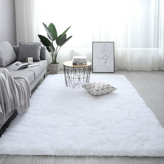 Fluffy Rectangle Carpet Rugs