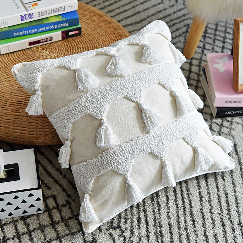 Nordic Moroccan Tufted Pillowcase