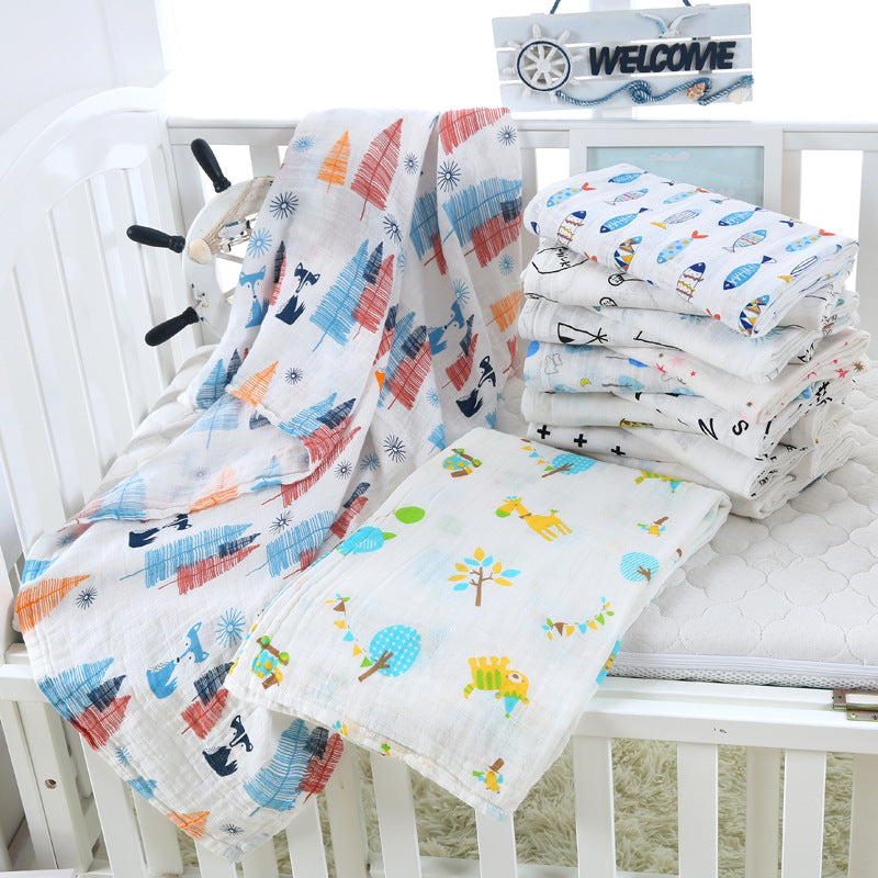 Soft Newborn Blankets Bath Gauze - Janeen Home Shop