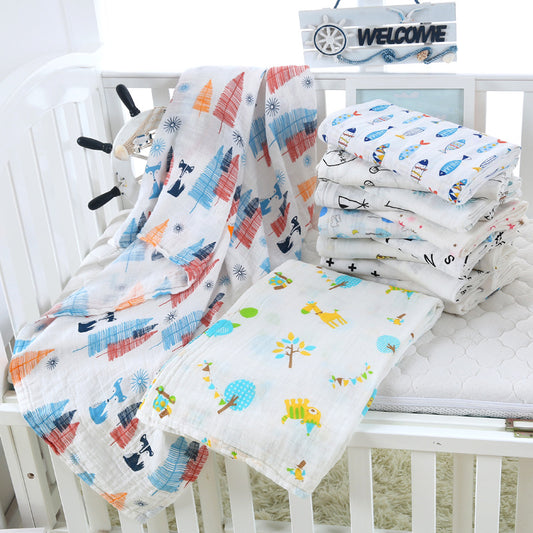 Soft Newborn Blankets Bath Gauze - Janeen Home Shop