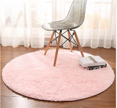 Fluffy Round Rug Carpets For Living Room