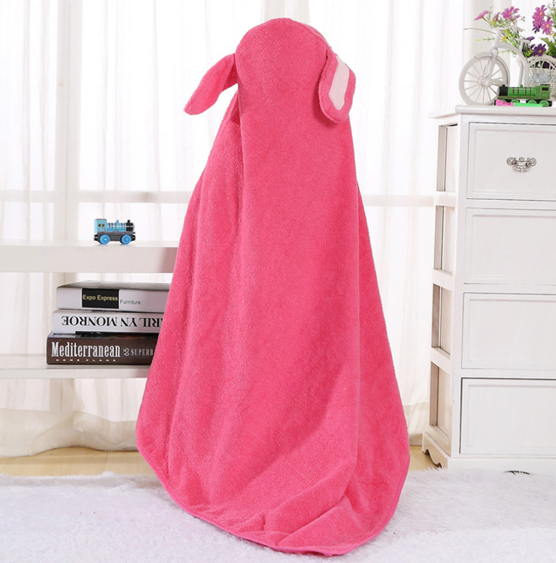 Animal cartoon baby cloak towel cloak