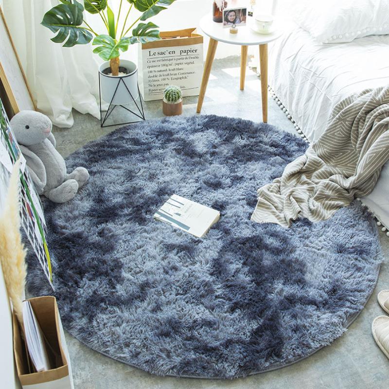 Fluffy Round Rug Carpets For Living Room