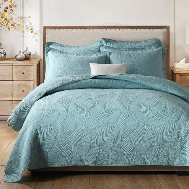 Embroidered Bed Cover Lightweight - Janeen Home Shop