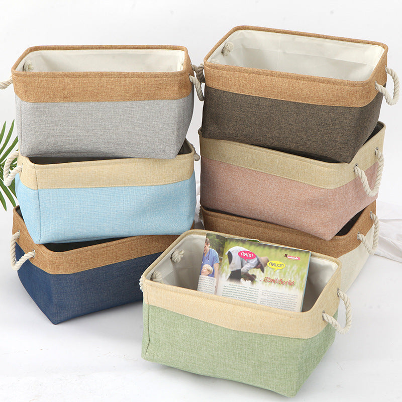 Folding Linen Storage Baskets - Janeen Home Shop