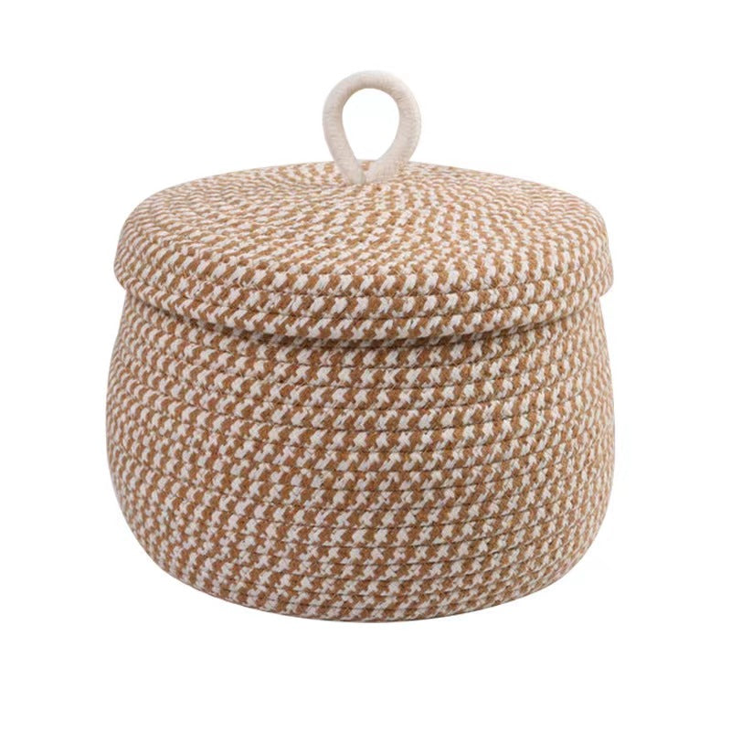 Cotton Thread Woven Storage Box - Janeen Home Shop