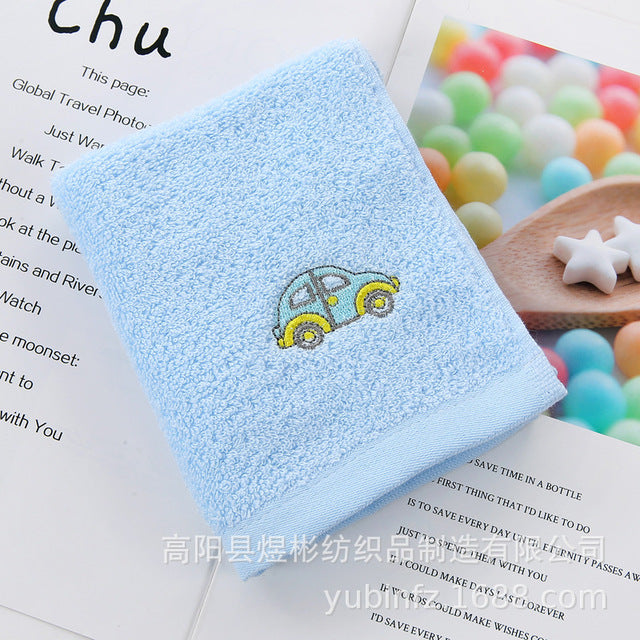 Plain Embroidered Cartoon Towel - Janeen Home Shop