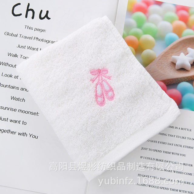 Plain Embroidered Cartoon Towel - Janeen Home Shop